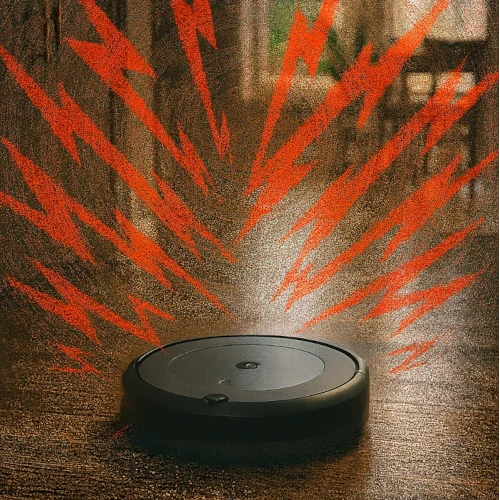 Głośna_praca_odkurzacza_automatycznego